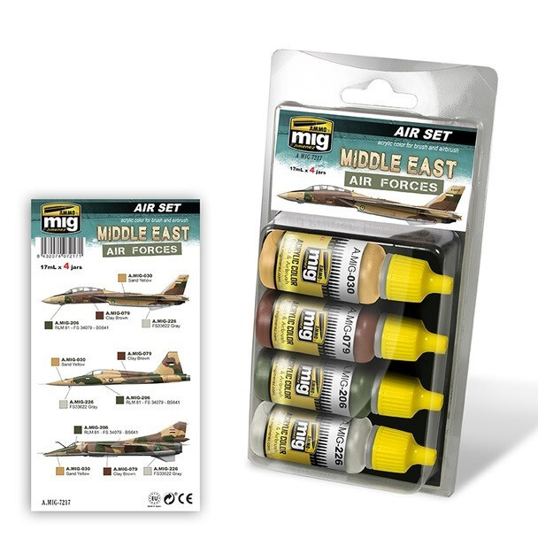 AMMO by MIG Acrylic Sets - MIDDLE EAST AIR FORCES