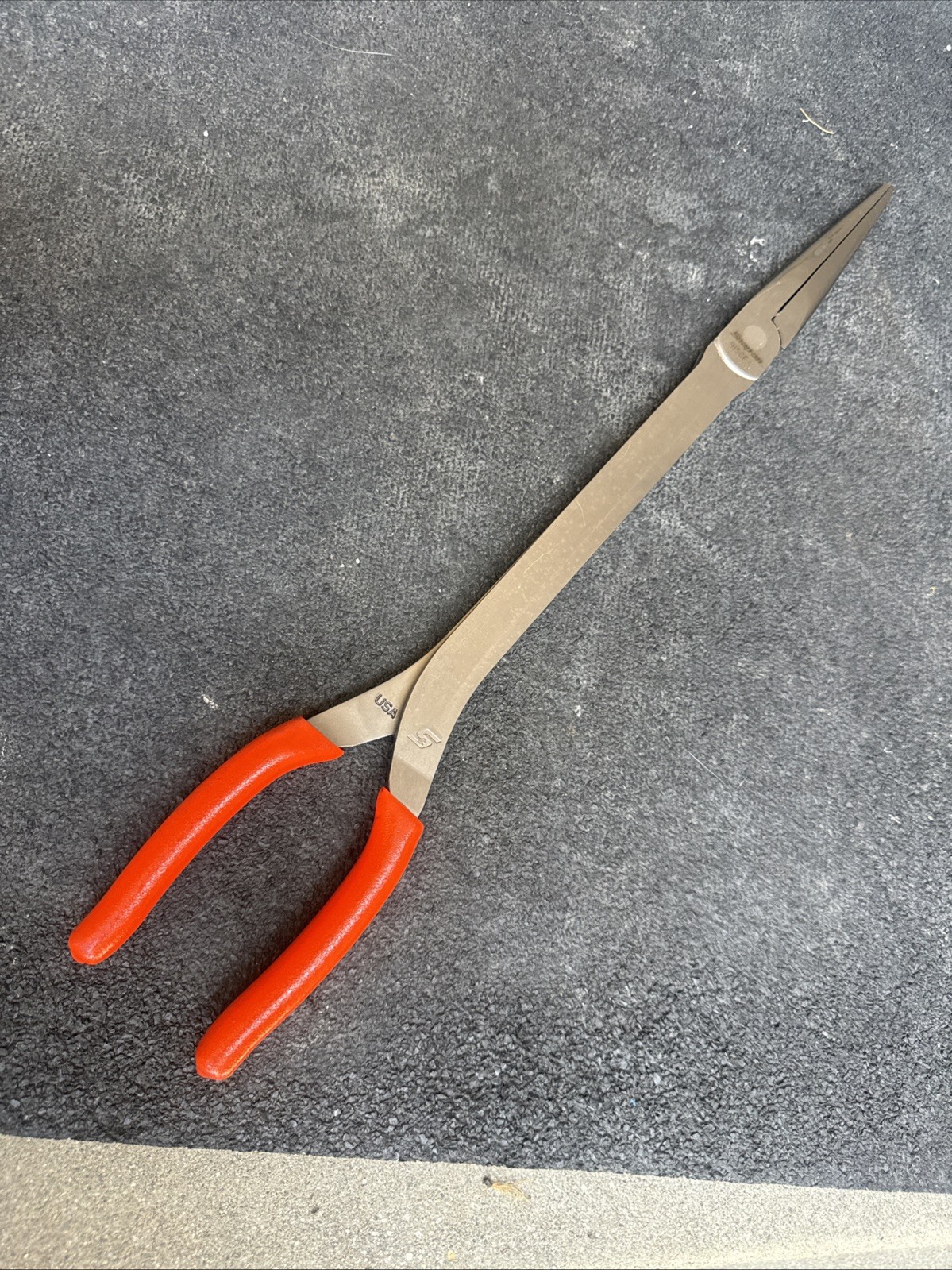For Snap-on Tools USA NEW ORANGE 15" Talon Grip Needle Nose Pliers 915CFO