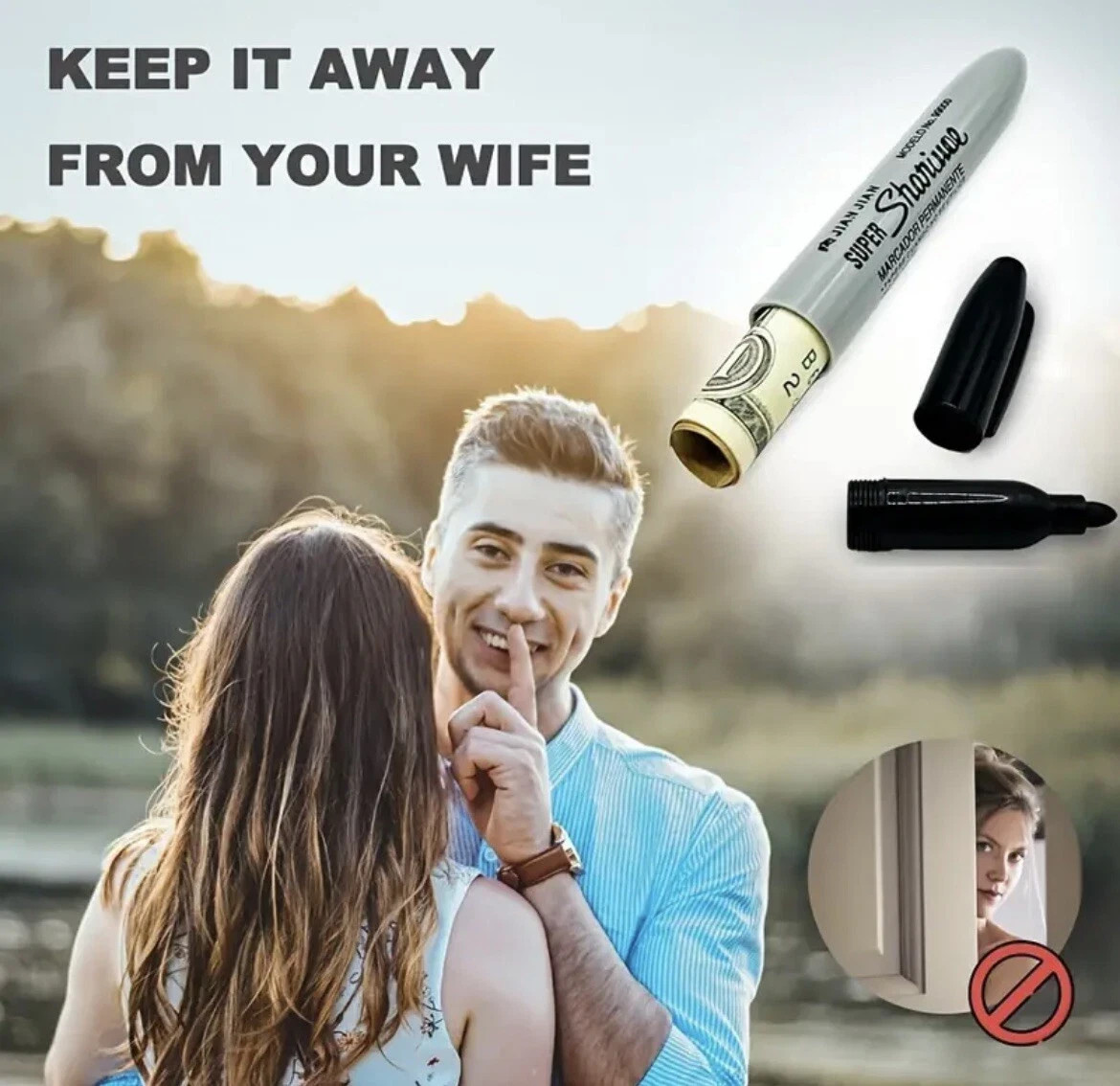 Secret Stash Pen – Hidden Compartment Marker Diversion Safe – Discreet Storage