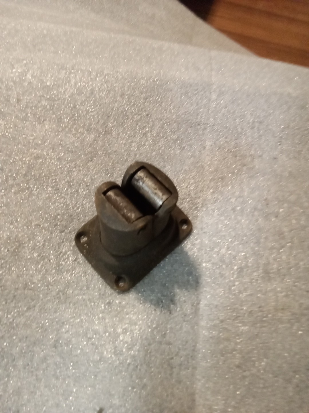 Antique Brass Double Roller Door Catch , Heavy Duty