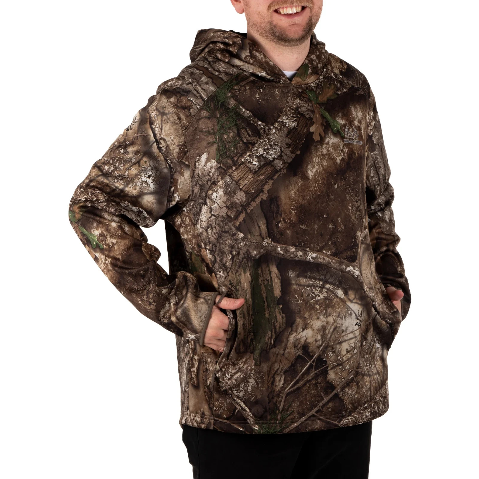 Realtree Men's Camouflage Hunting Performance Hoodie, Realtree APX Men’s L-3XL