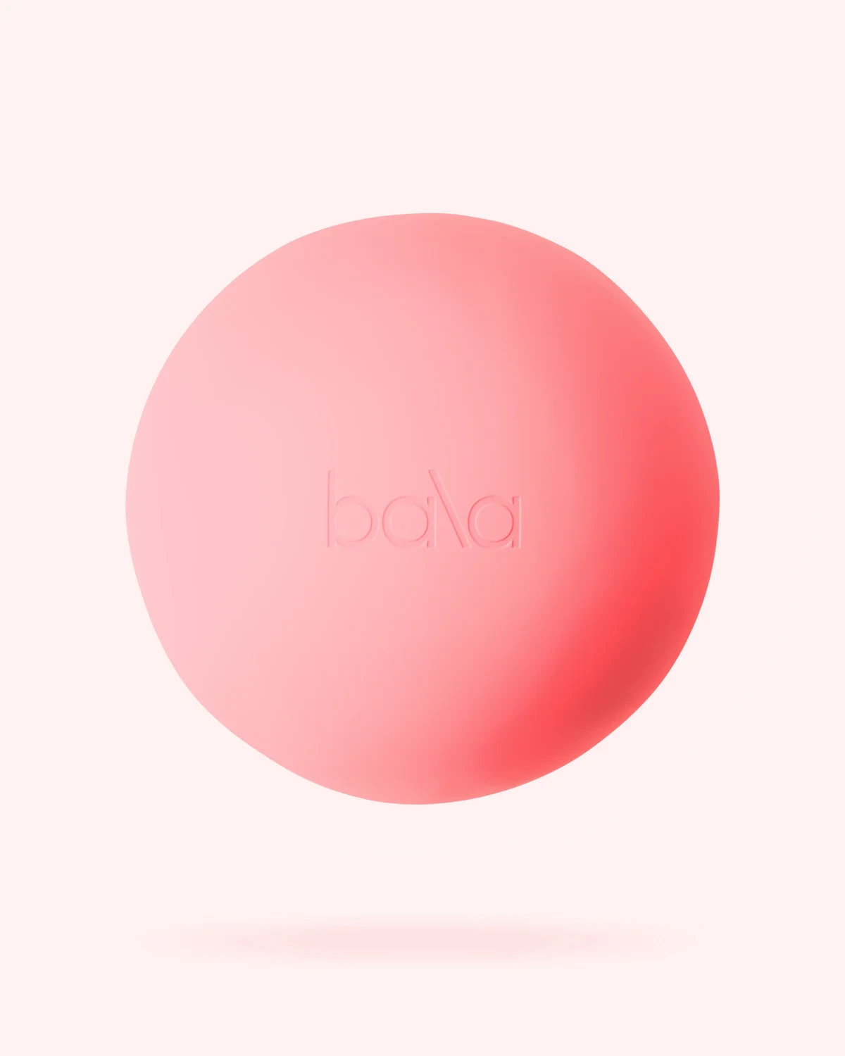 Free Pump Pink Bala 8 inch Non-Weighted Ball Pilates Barre Yoga New