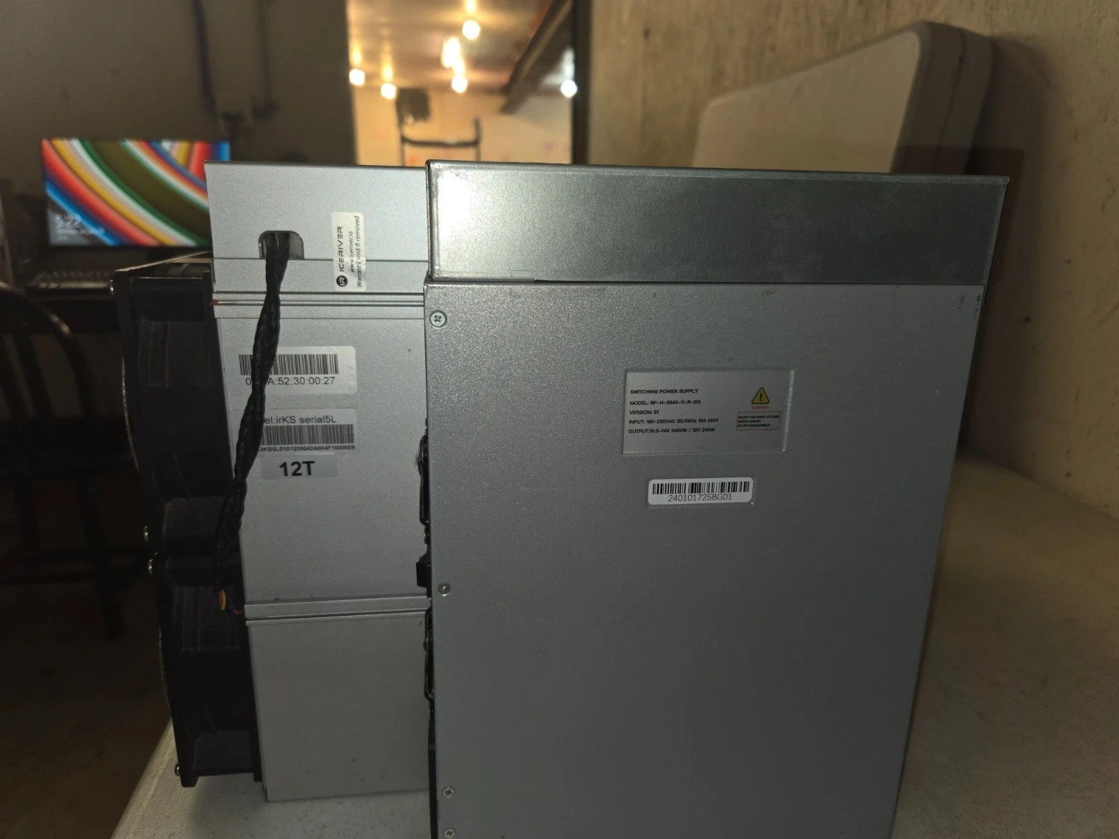 TWO IceRiver KS5L 12T Kaspa Miners - Efficient KHeavyHash Beast - USA Seller