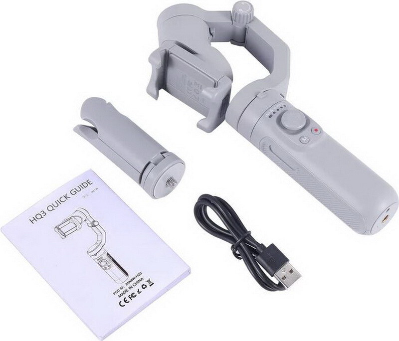 Foldable Handheld Three-axis Gimbal Stabilizer Anti-shake For Phone HQ3 USB31