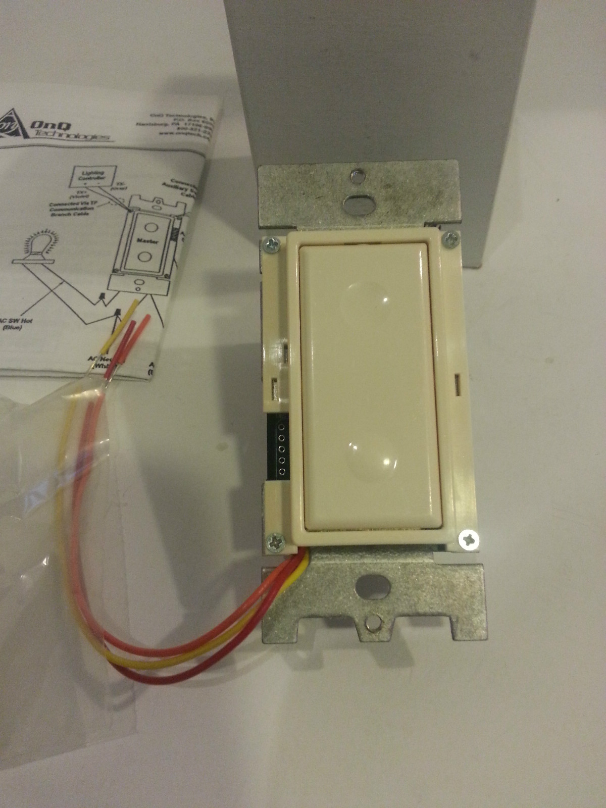 ON.Q ALC RELAY AUXILLARY SWITCH MODULE  363145-03 (ALMOND) FREE SHIPPING