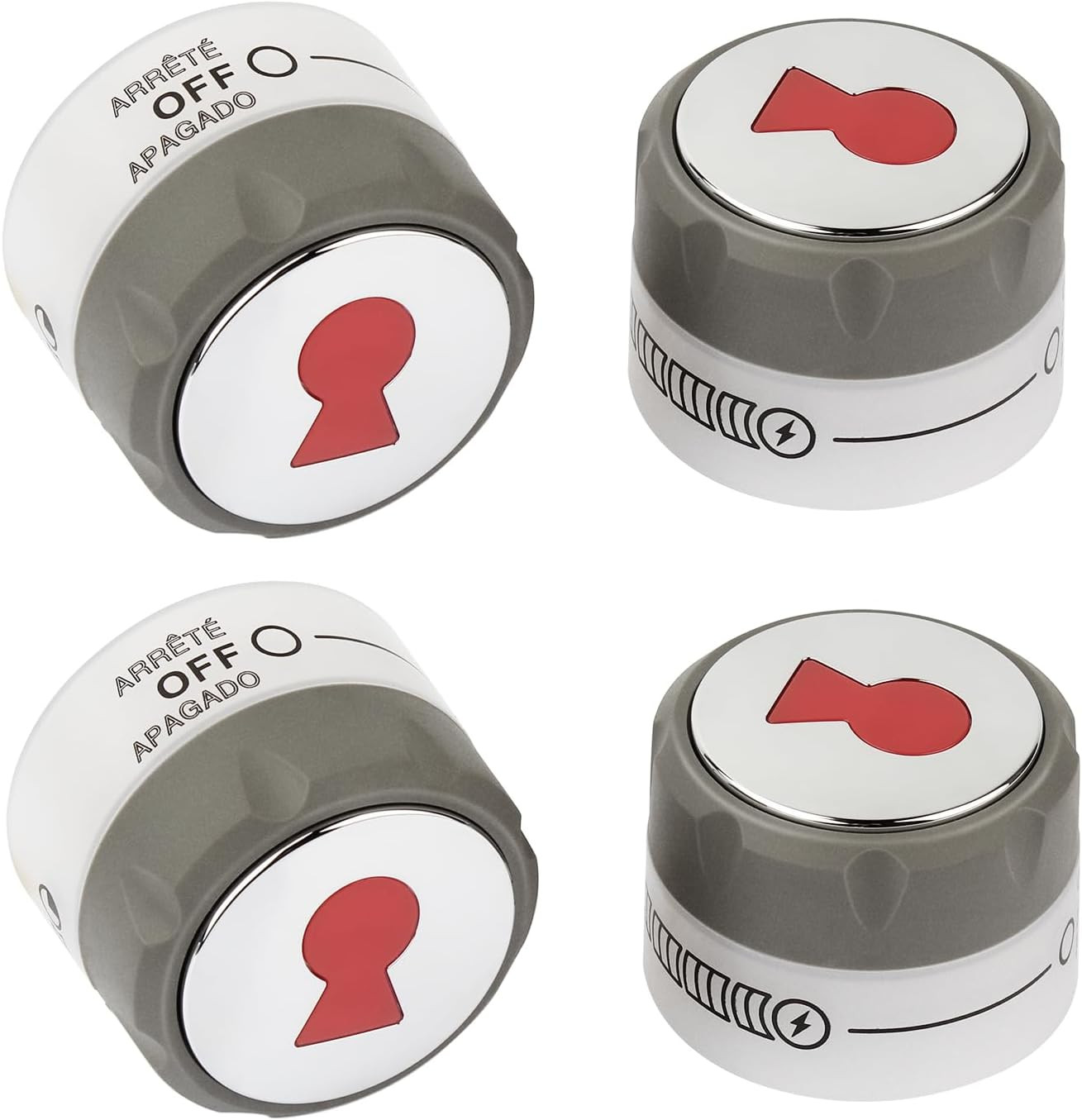 91538 Control Knobs Compatible with Weber Summit 400/600 Grills Manufactured 201