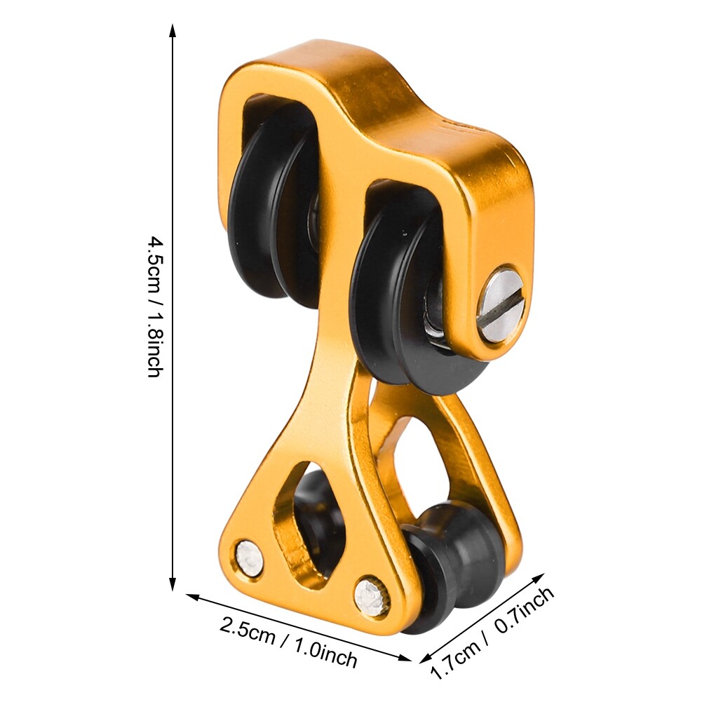 Aluminium Alloy Archery Compound Bow Cable Slide String Splitter Roller