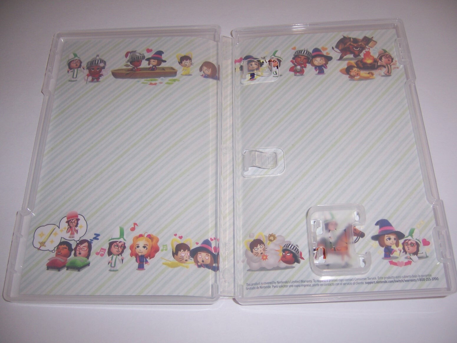 Replacement Authentic Box Case Nintendo Switch for Miitopia
