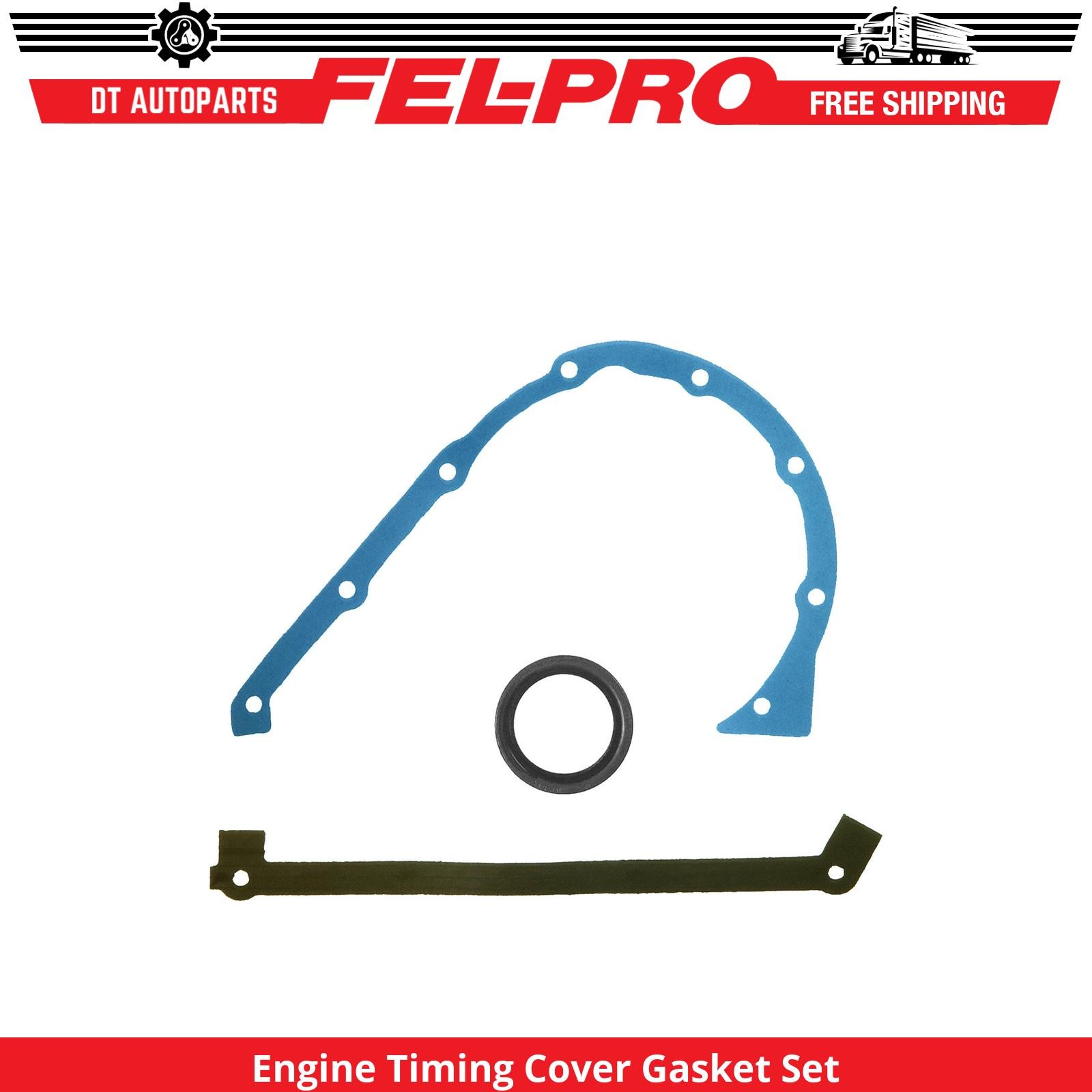 For 1979-1986 GMC C3500 Engine Timing Cover Gasket Set Fel-Pro 1980 1981 1982