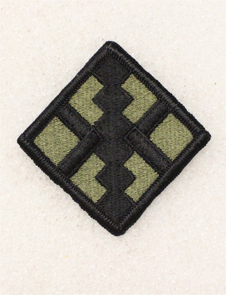 Army Patch: 411th Engineer Brigade - subdued w/merrowed edge