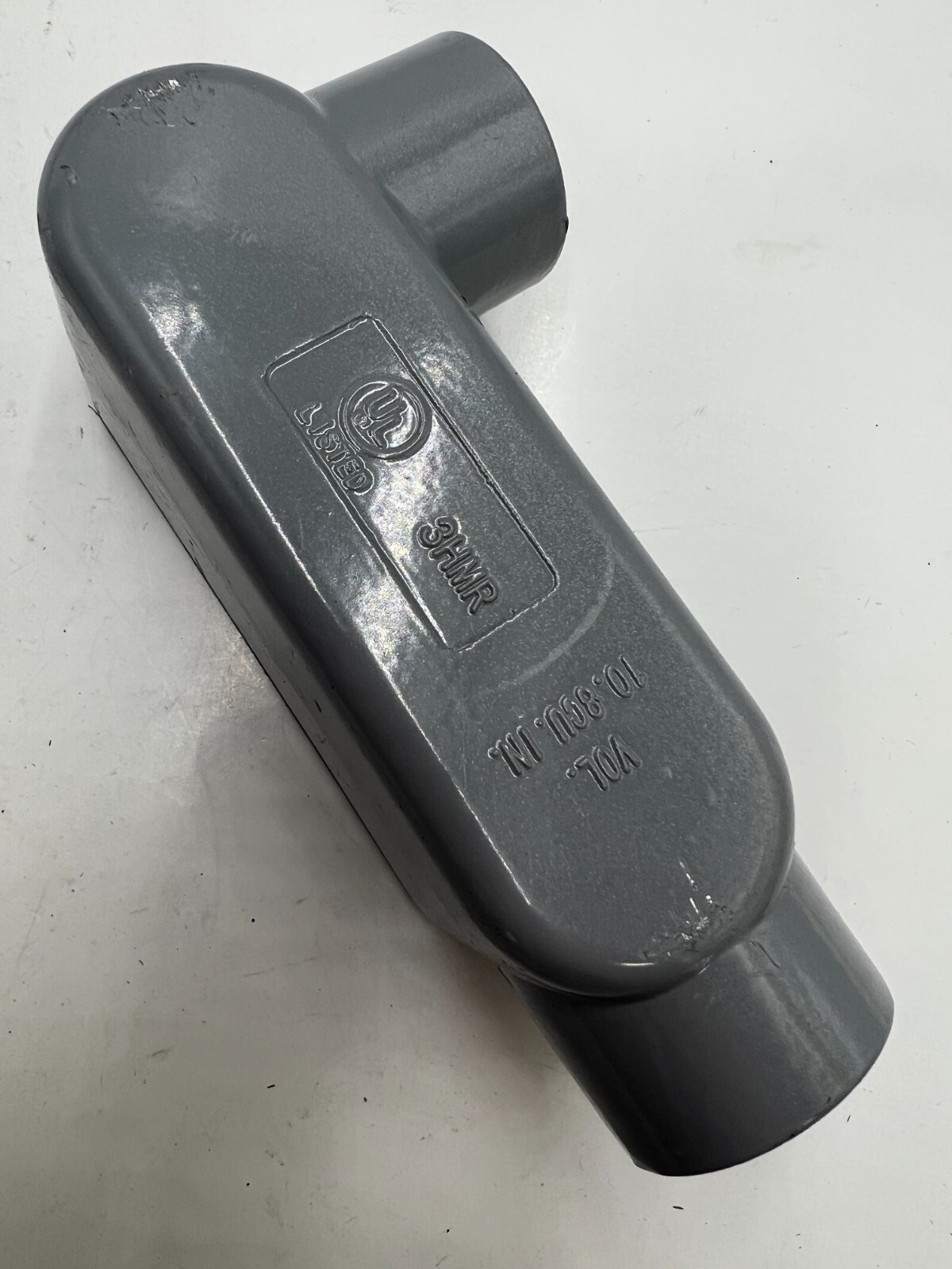 Conduit Outlet Box with 1" Cover 3HMR Gray