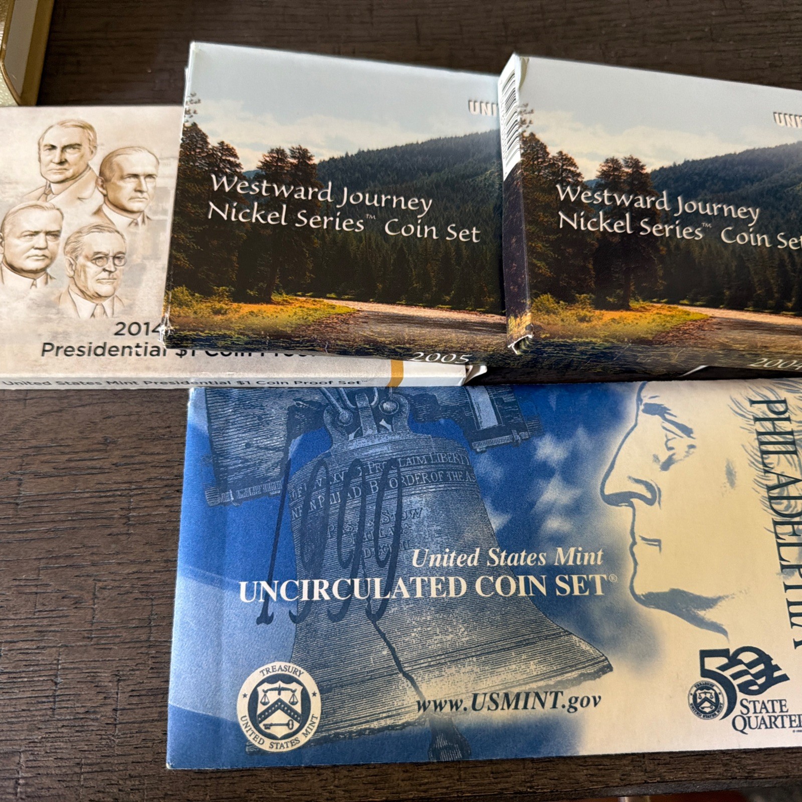 Four United States Mint Sets - Including Two Westward Journey Sets!