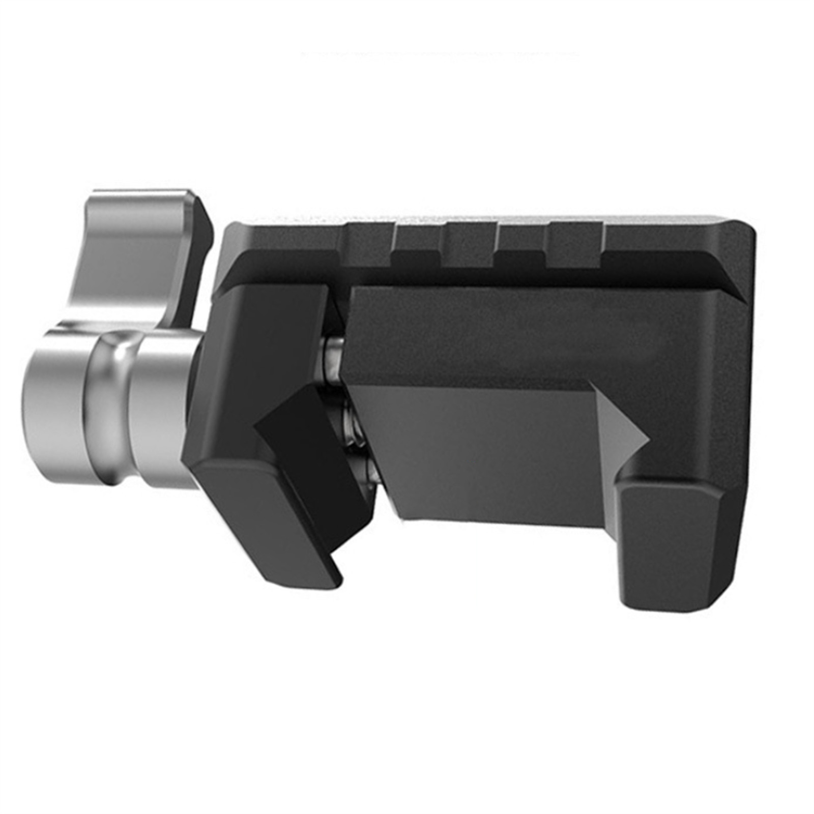 Rail Clamp Adapter For DIY Monitor Microphone Camera Cage Rig Anodized Aluminum