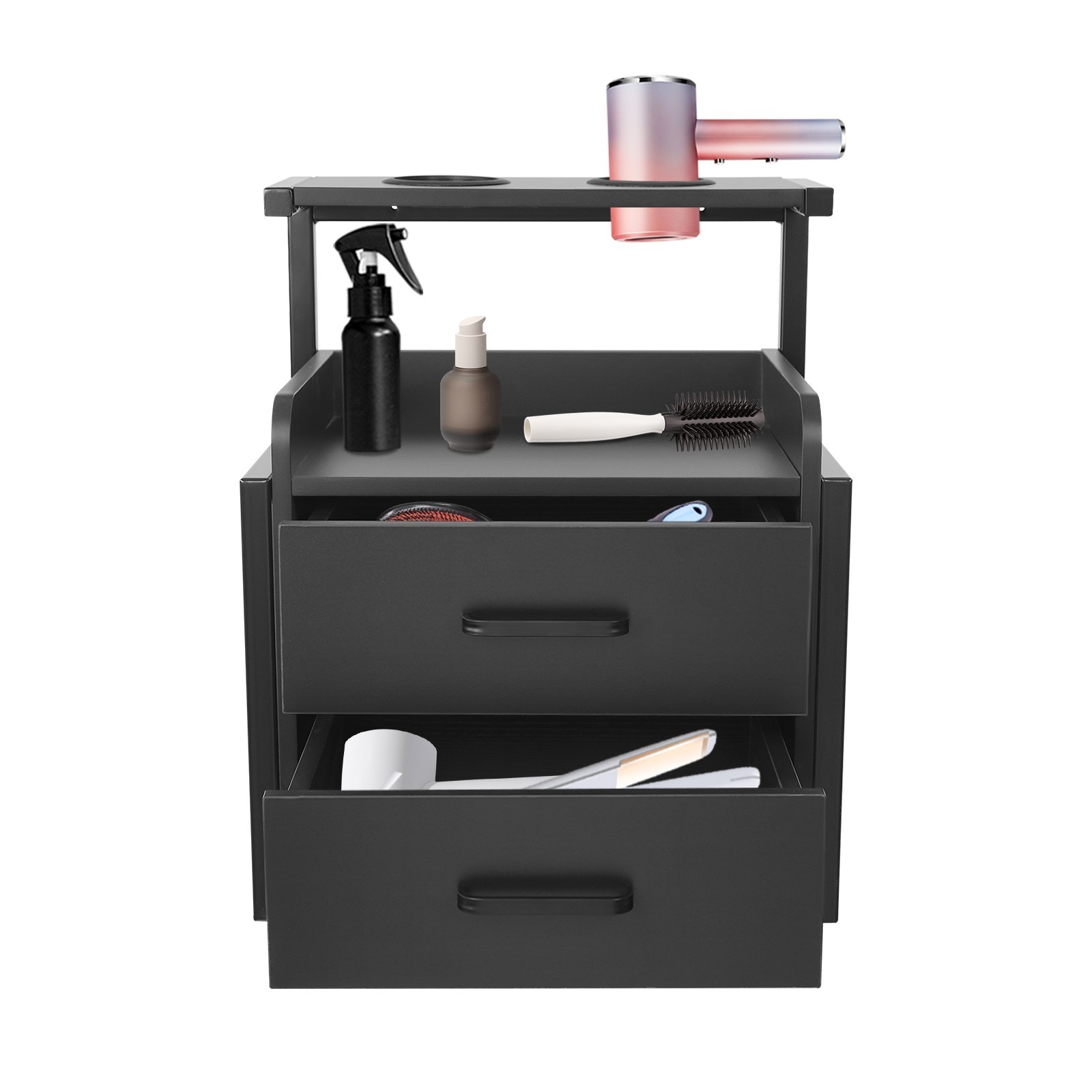 Salon Wall Cabinet Wall Mounted Salon Storage Cabinet Storage Cabinet Black