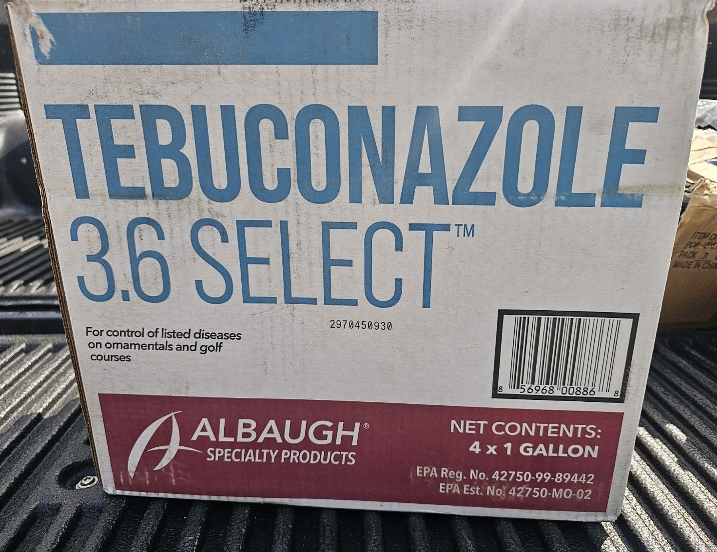 4/1 Gal Tebuconazole 3.6 Folair Fungicide Turf Grass Ornamentals Landscape Golf
