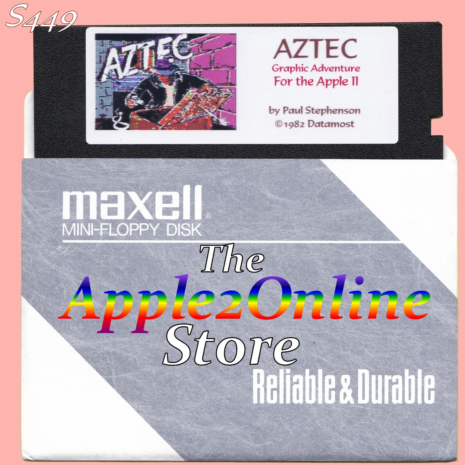 ✅ 🍎 AZTEC adventure game for the Apple IIe IIc IIGS & Compatibles on NEW DISK💕