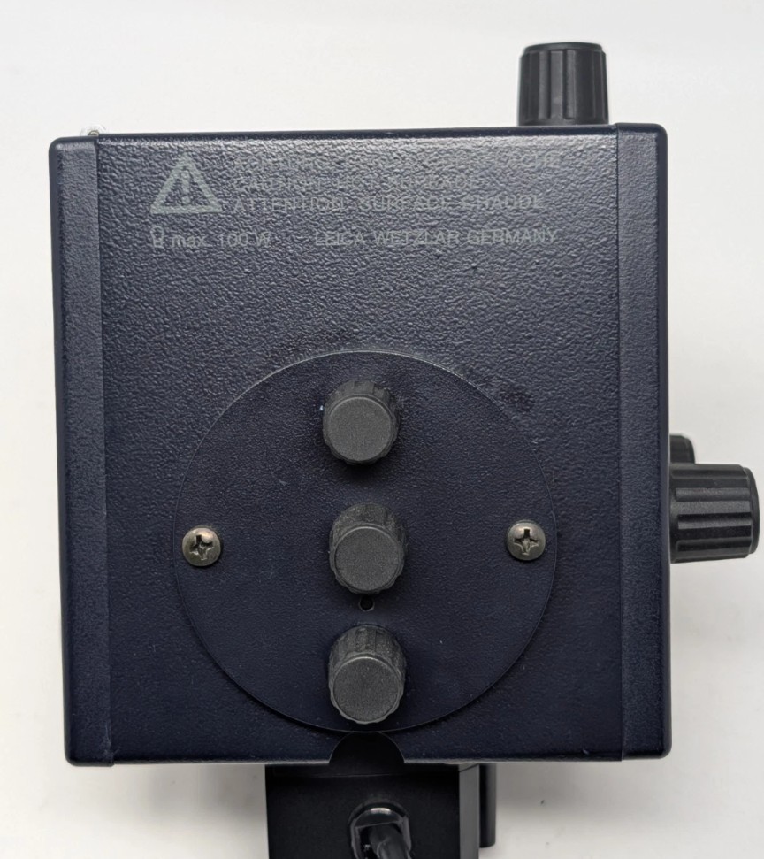 Leica DMLB Microscope Lamp Housing 307-072-057 DMLB Series 100W Light Source
