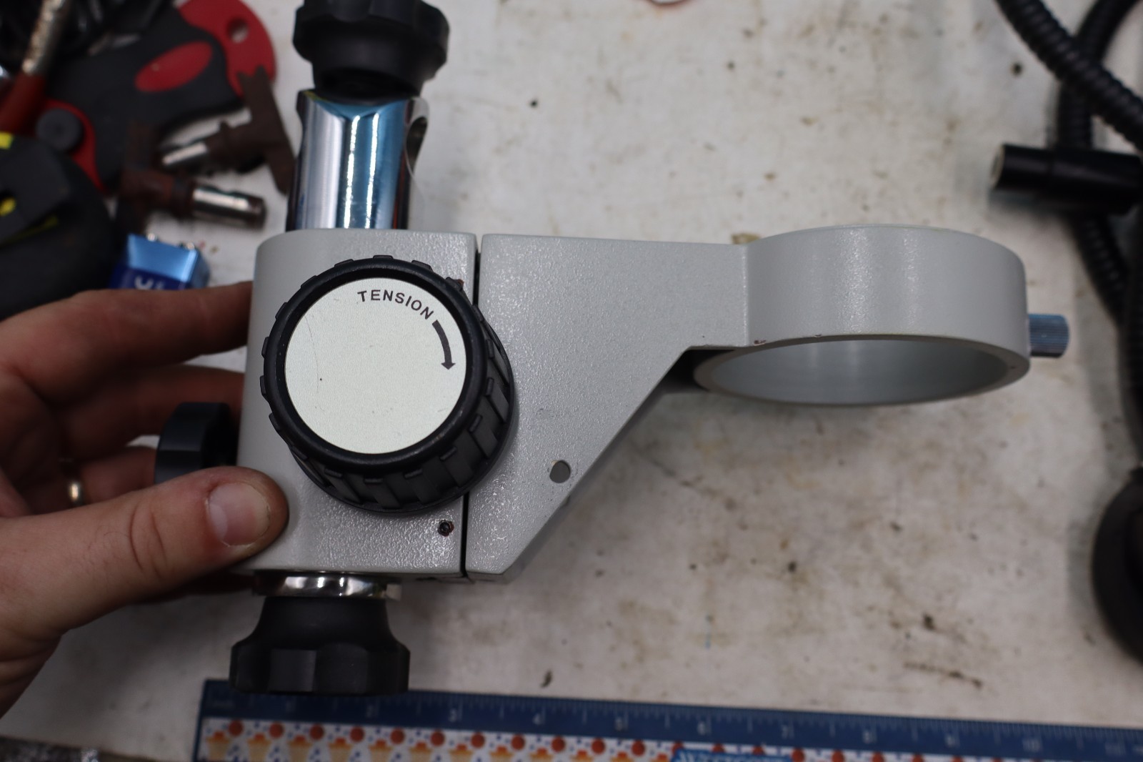 Adjustment Focus Arm Head Holder Ring for Nikon SMZ Stereo Microscope