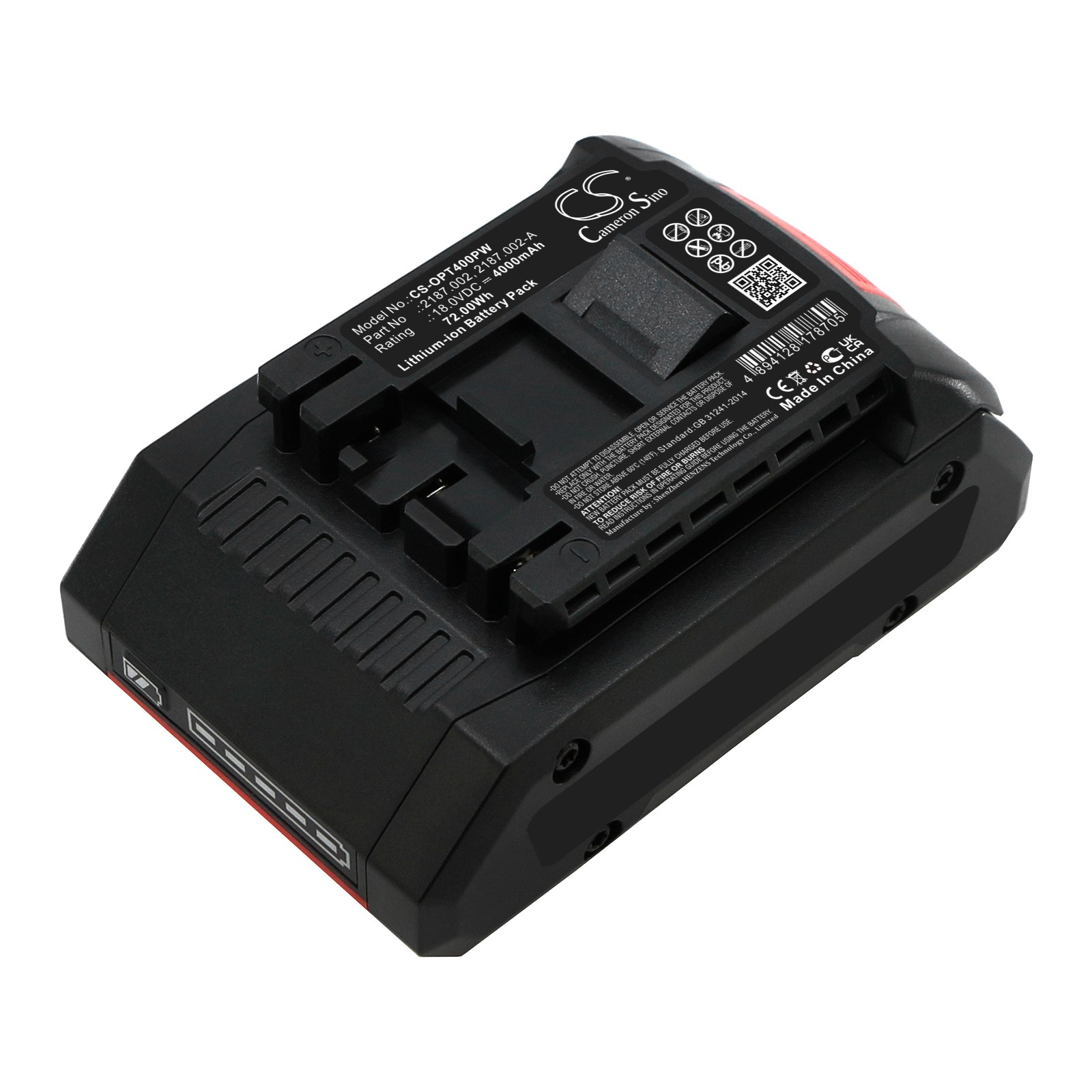 Battery for ORGAPACK OR-T250,OR-T400,OR-T450 P/N: 2187.002,2187.002-A,2187.004