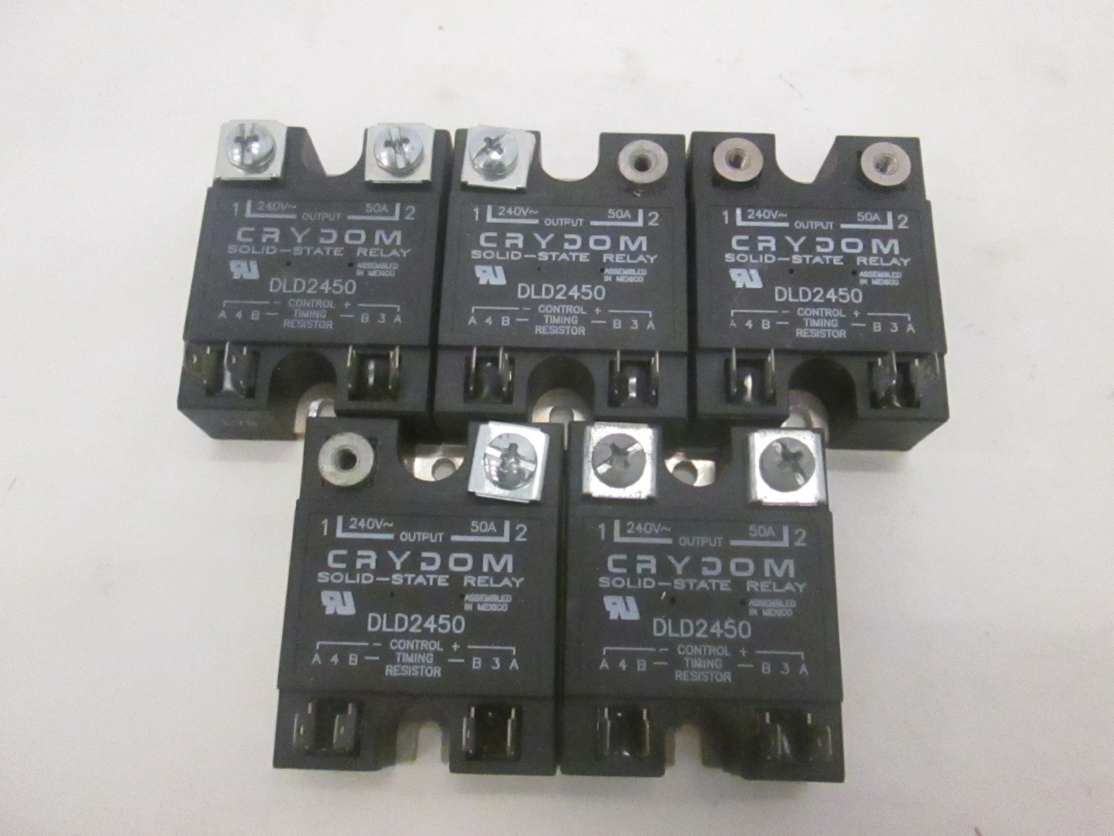 Crydom, Solid State Relay, DLD2450, Used, Lot of 5