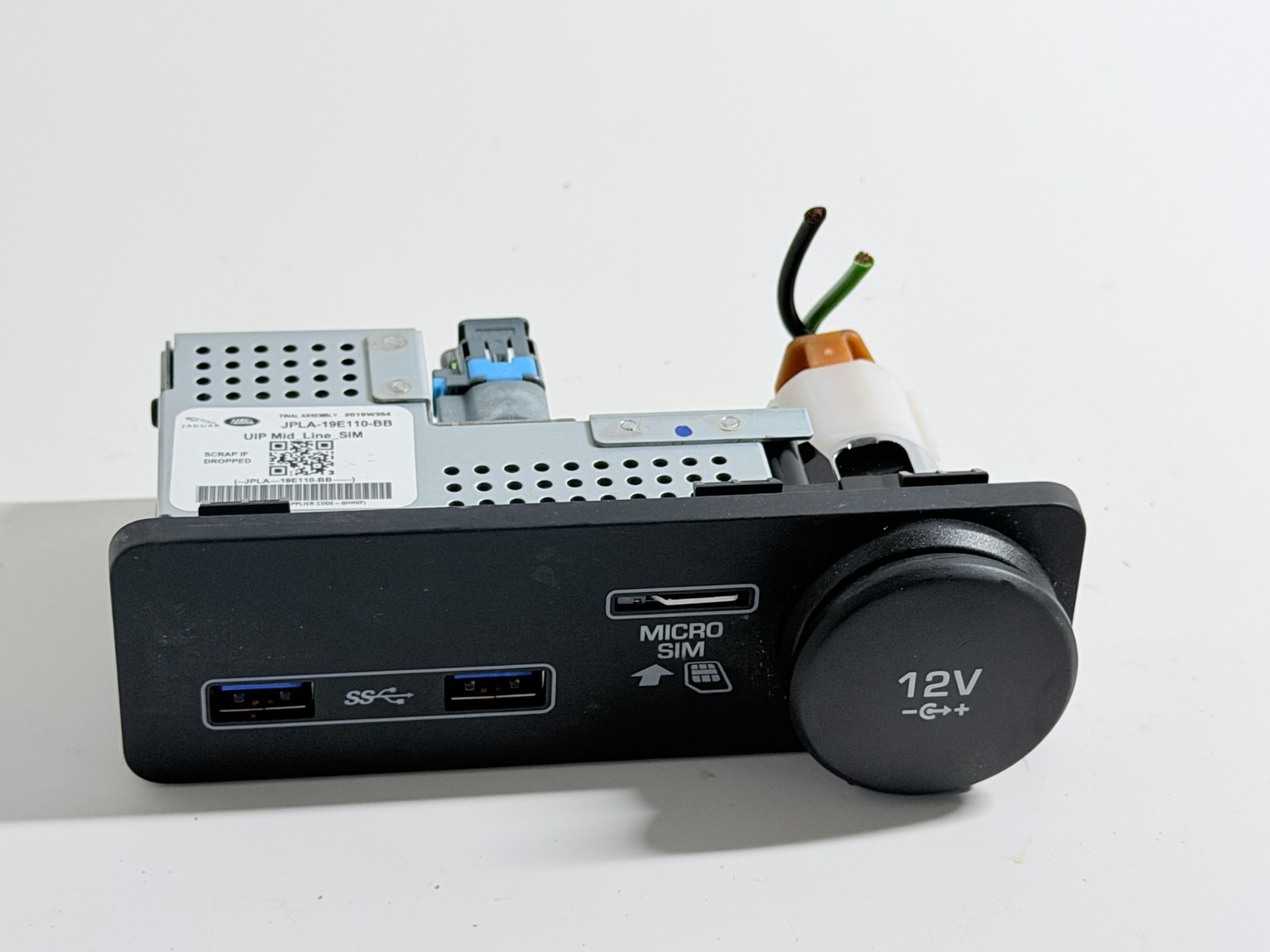 2020 LAND ROVER DISCOVERY USB AUX PORT MODULE OEM JPLA-19E110-BB