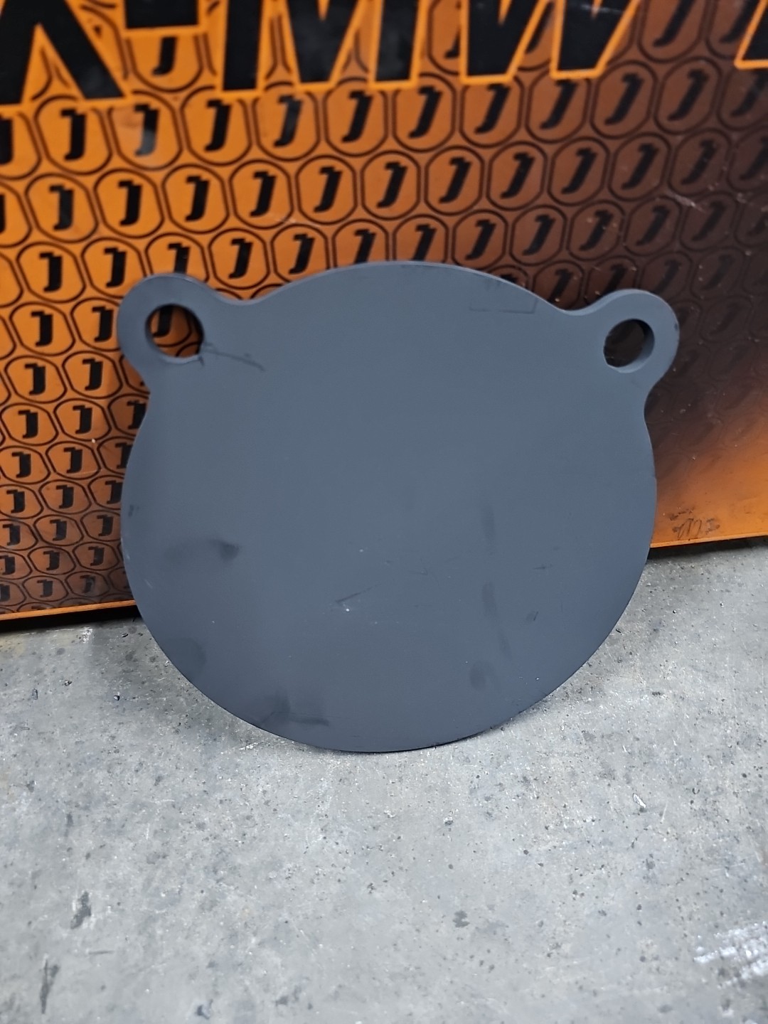 Steel Target Gong 1/4" X 8"