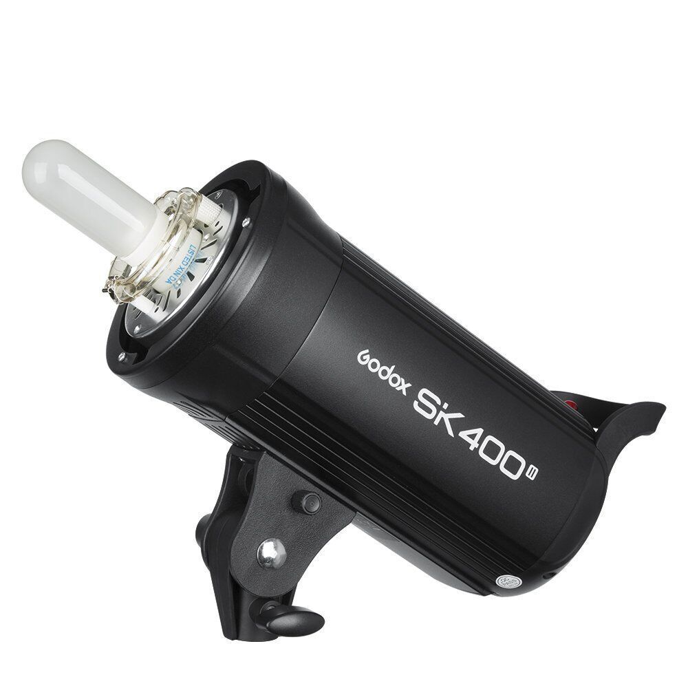 US Godox 400W SK400II Studio Flash Stroble Head+ 120cm Softbox 2.8m Light Stand