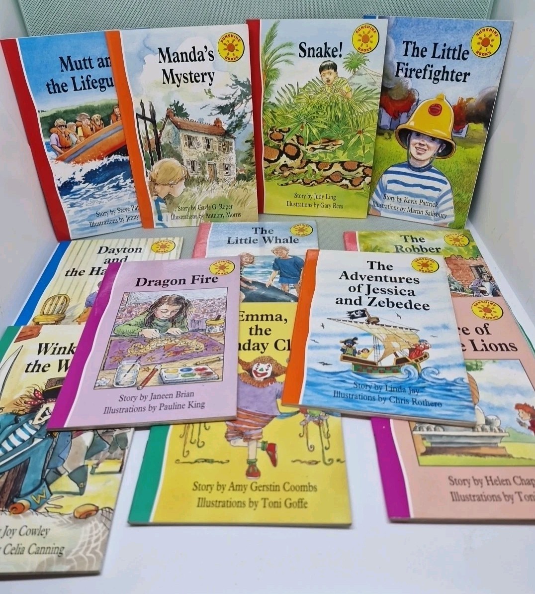 12 x Early Fluency Adventure Novels (Sunshine Books) 1996 P/B. ISBN 0435006940