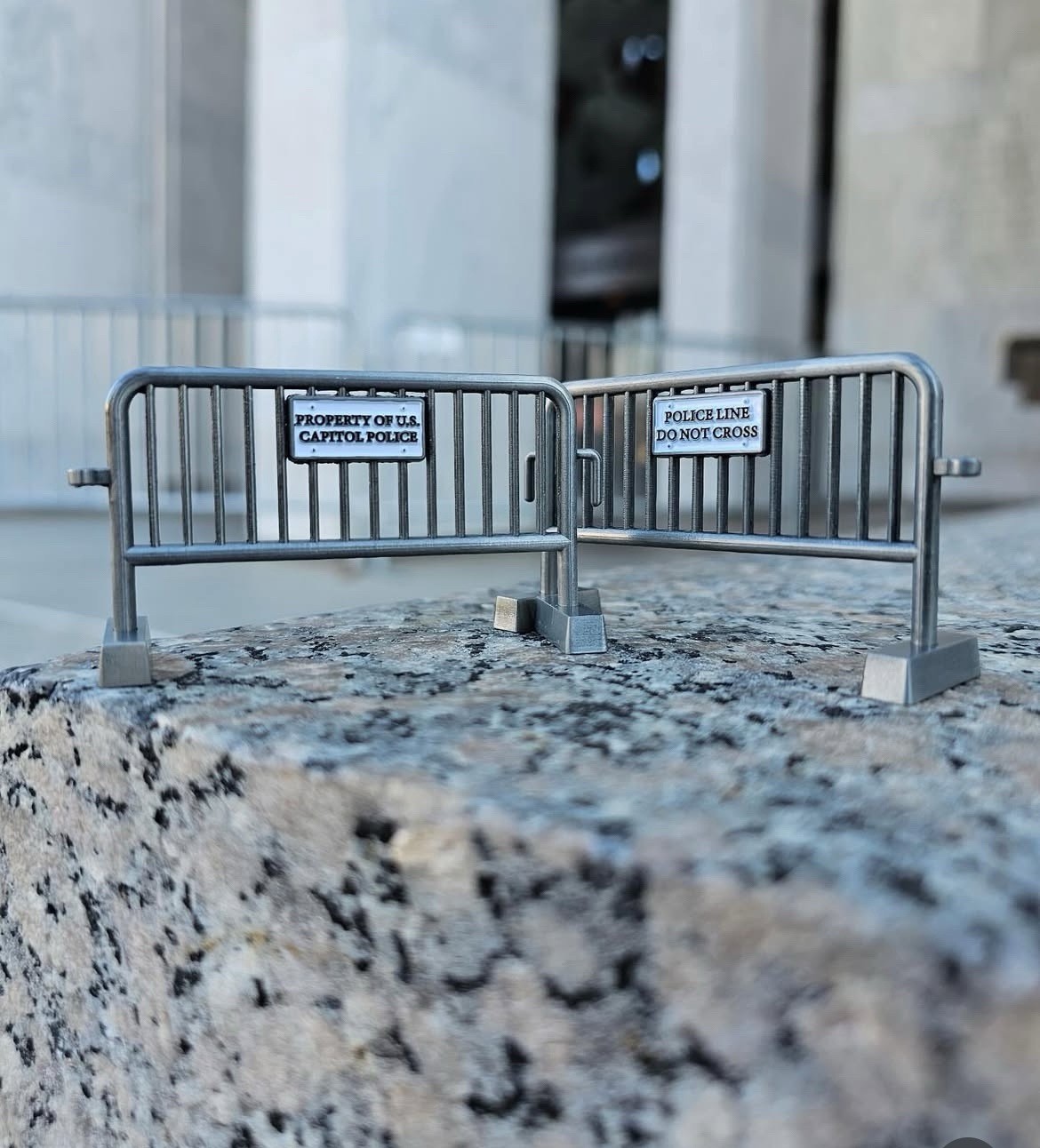 USCP Bike Rack Challenge Coin