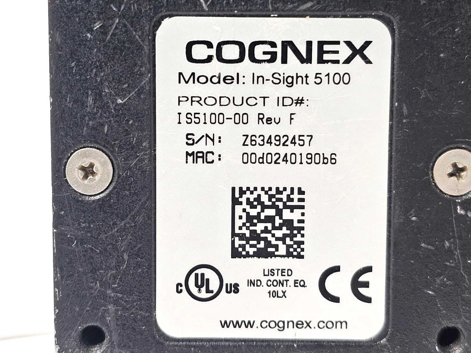800-5870-1A COGNEX CAMERA IN-SIGHT 5100