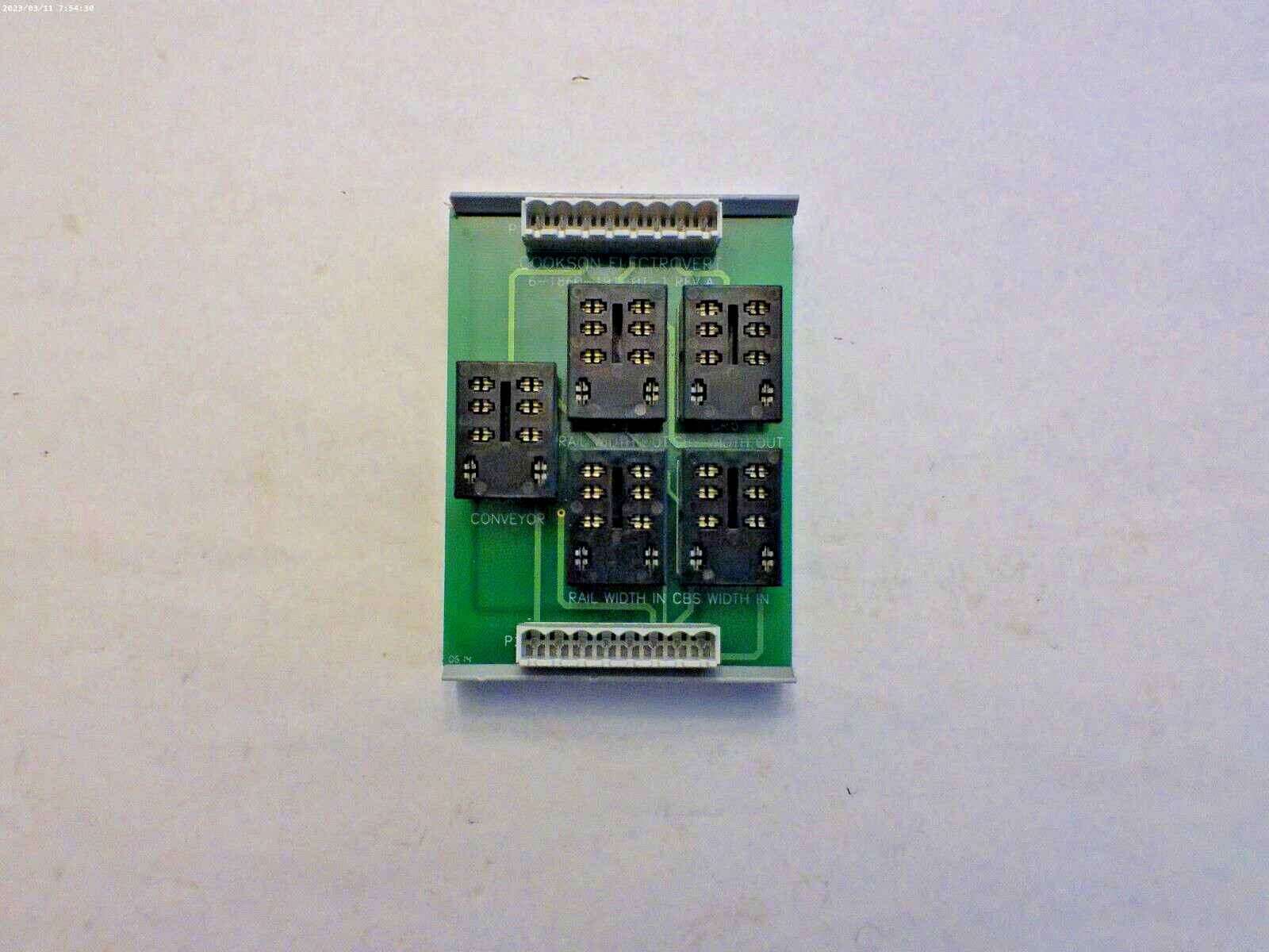 ELECTROVERT 6-1860-191-01-1 CBS RELAY BOARD