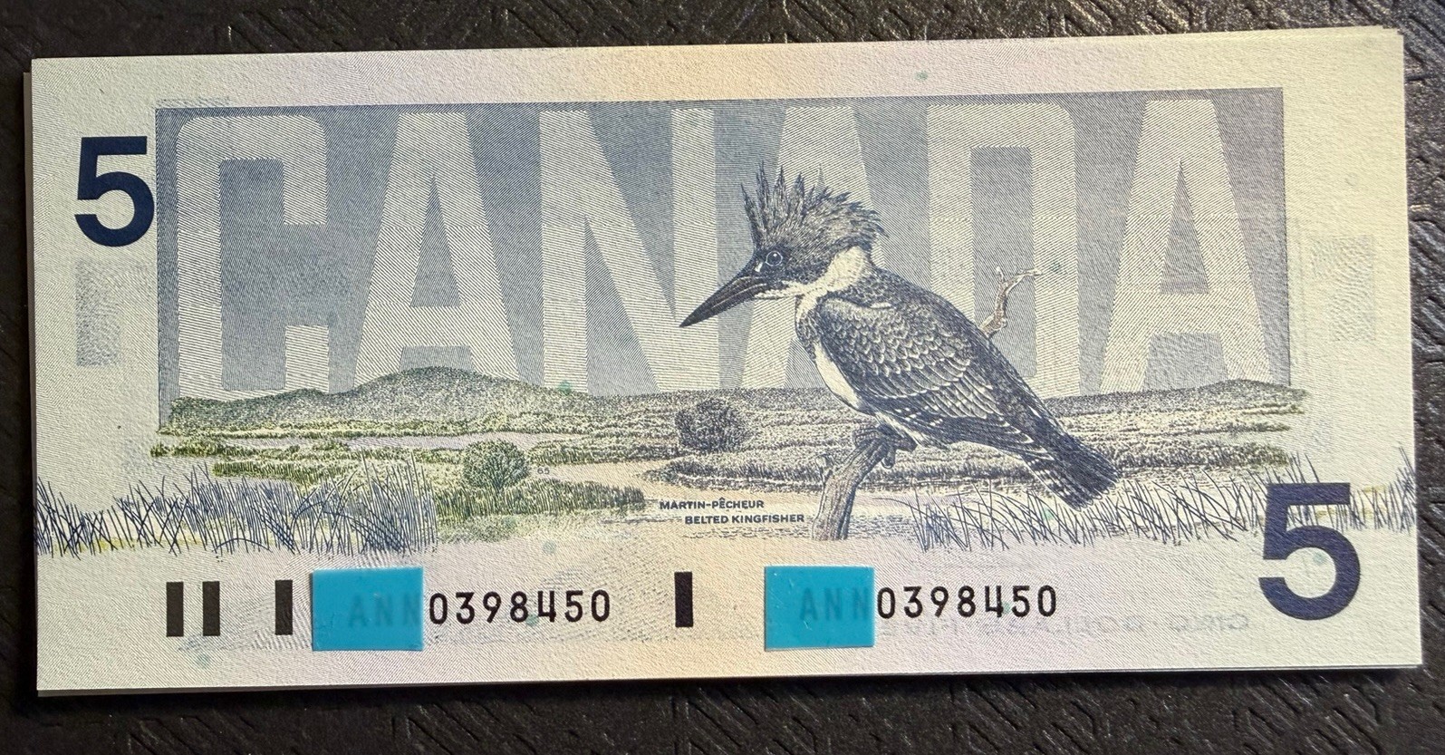 Canada $5  1986 bank note Bird Series