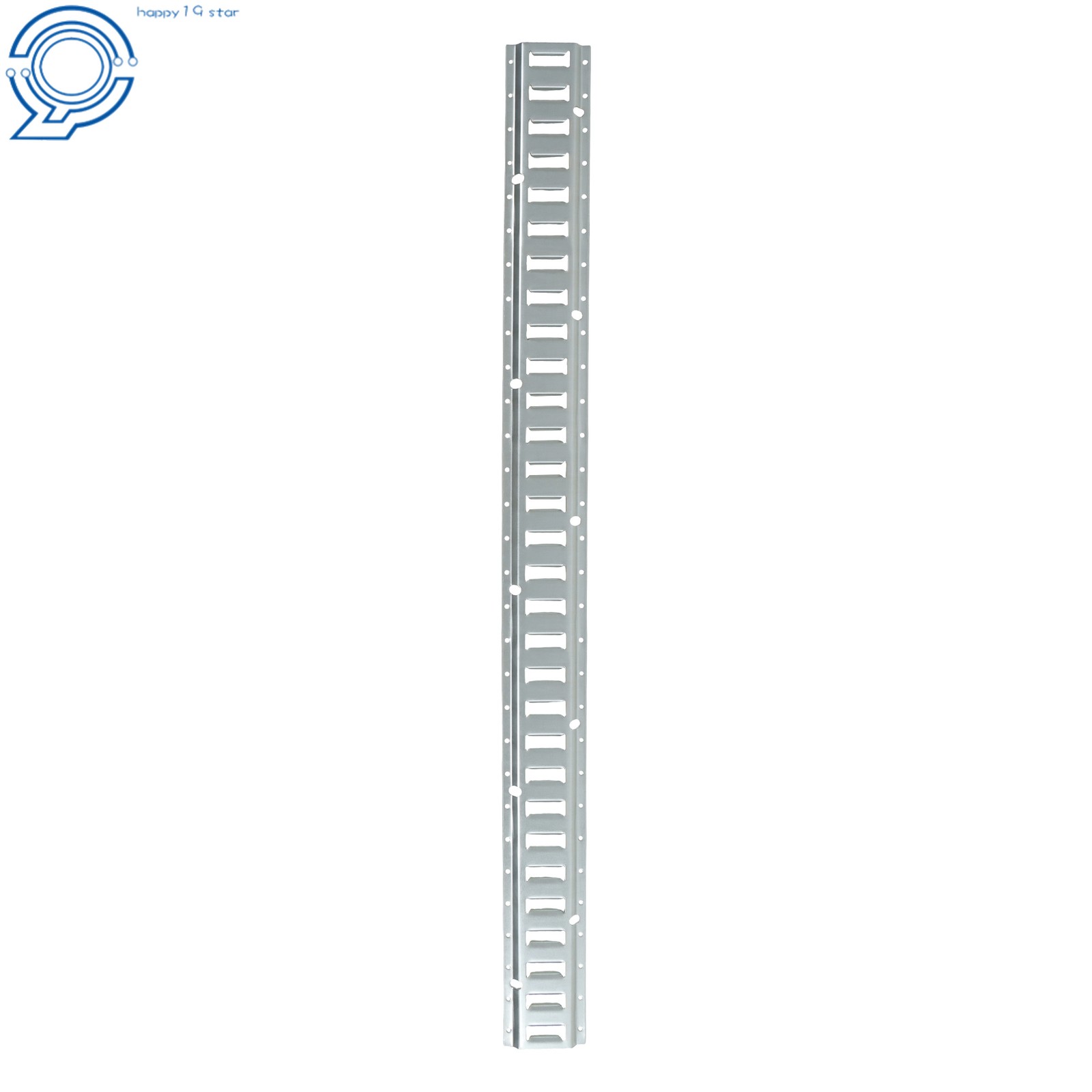 Steel E Track Tie-Down Rail Kit 2× 5' E Track Rails 12’ 16’ 20’ Ratchet Straps