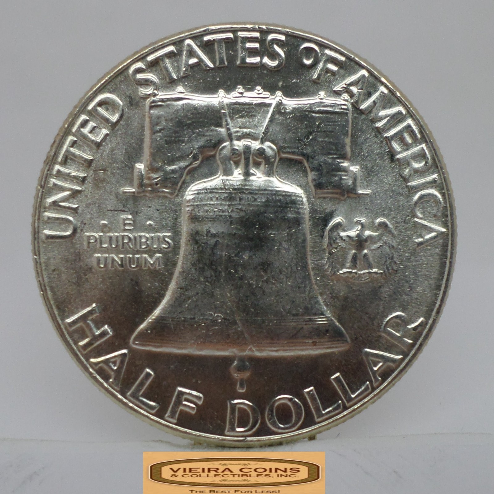 1963 Franklin Half Dollar, 90% Silver, AU - #C57340NQ
