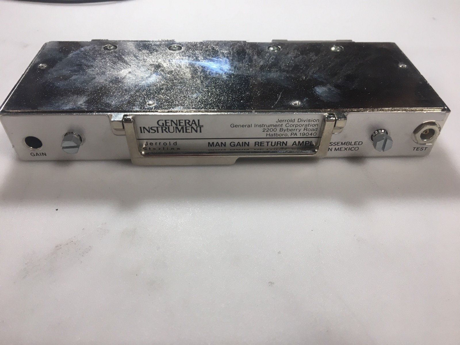 GENERAL INSTRUMENT XRM-30 RETURN AMPLIFIER