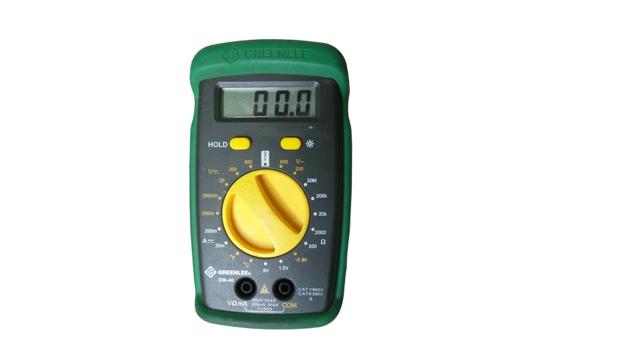 GREENLEE DM-40 MULTIMETER AC/DC - Free Shipping