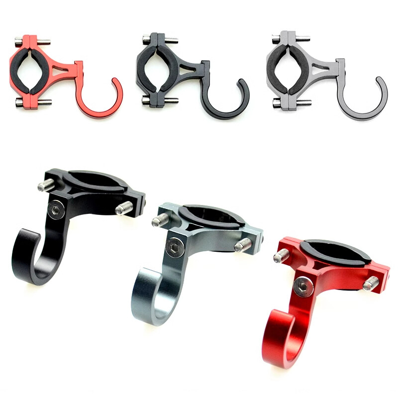 Motorcycle Bicycle Item Hook Aluminum Helmet Hook With pipe clamp