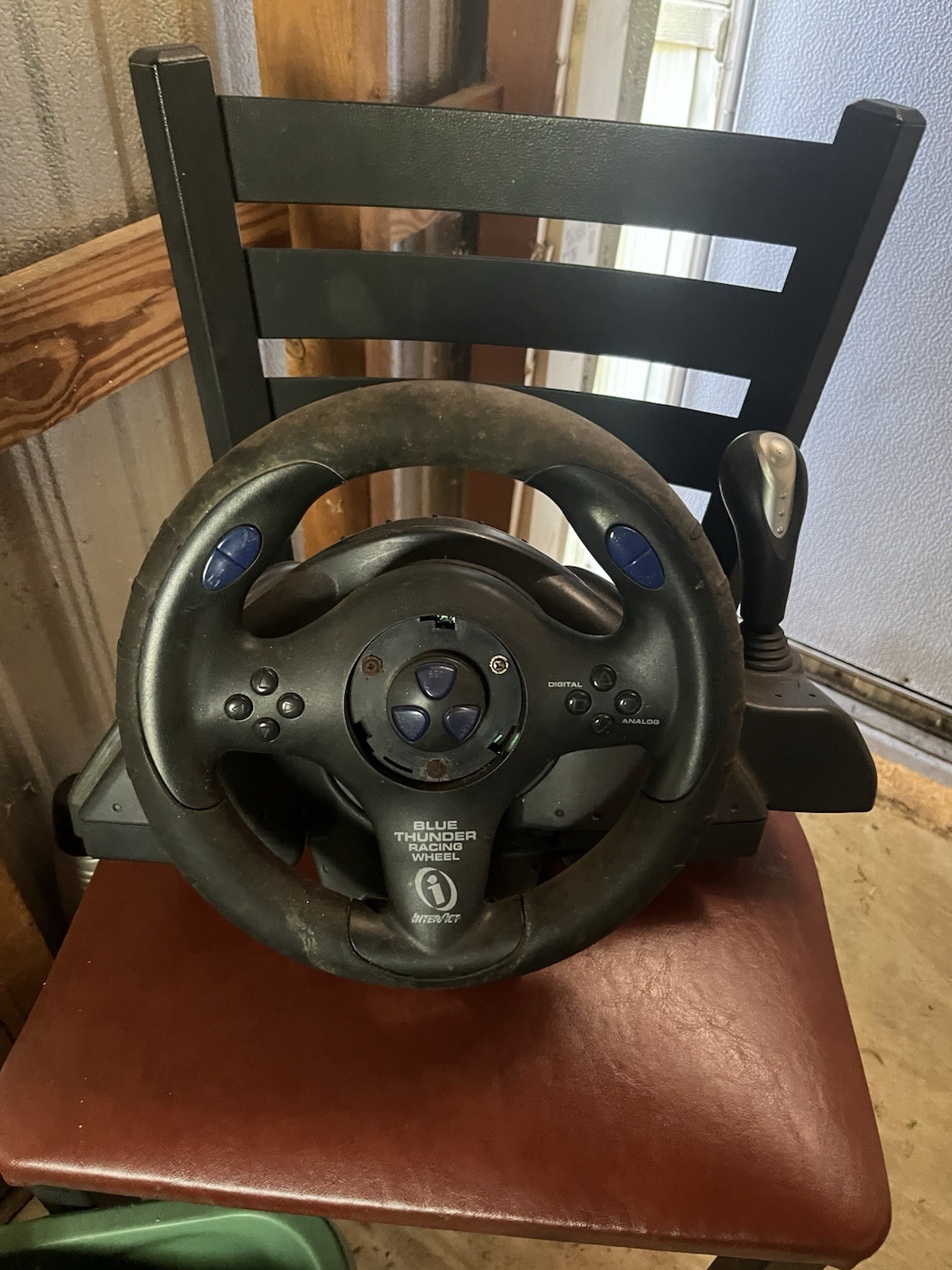 InterAct Blue Thunder & Thrustmaster Pro Digital NASCAR Racing Wheels USB w/ Pe…