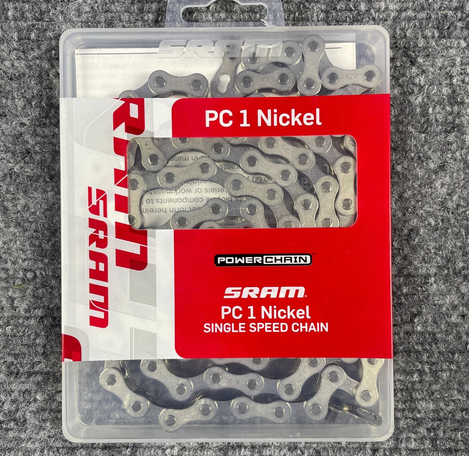 Sram PC-1 Singlespeed Bicycle MTB Chain Nickel 114 links Power Lock BRAND NEW
