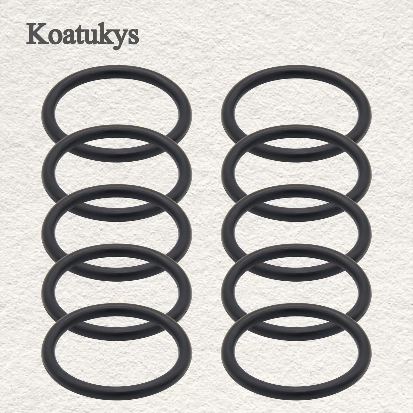 Koatukys 876-174 876174 Piston O-Ring Replacement for Hitachi NV45AA Black