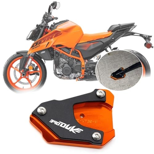 For DUKE390 390 Duke 2024 2025 Motorcycle Side Stand Enlarger Plate Orange