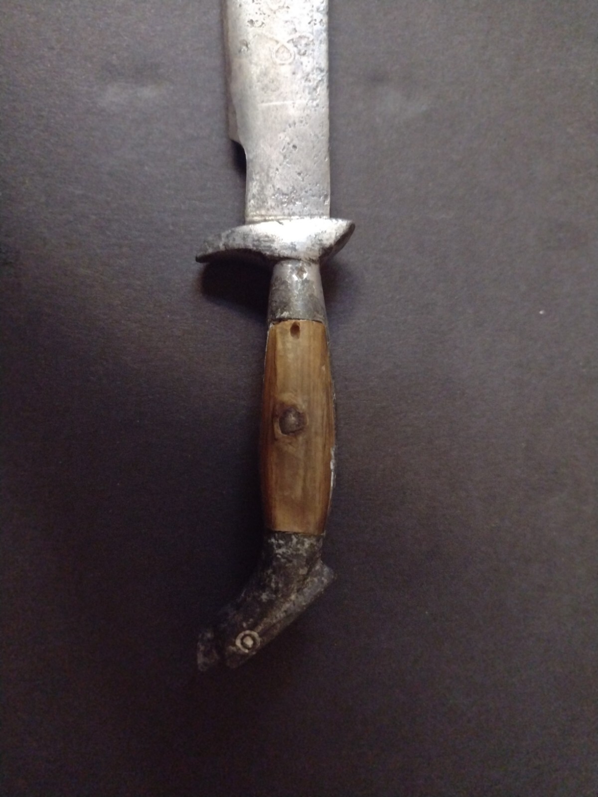 Fixed Eagle Head Vintage Dagger Made in Mexico