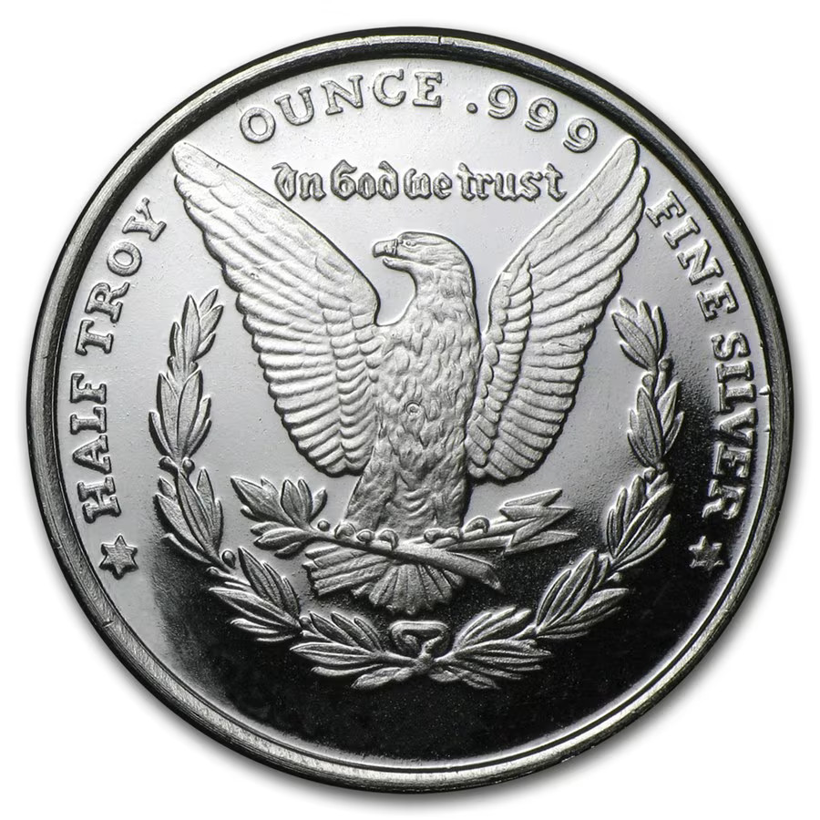 Silver - 1/2 oz Morgan Round