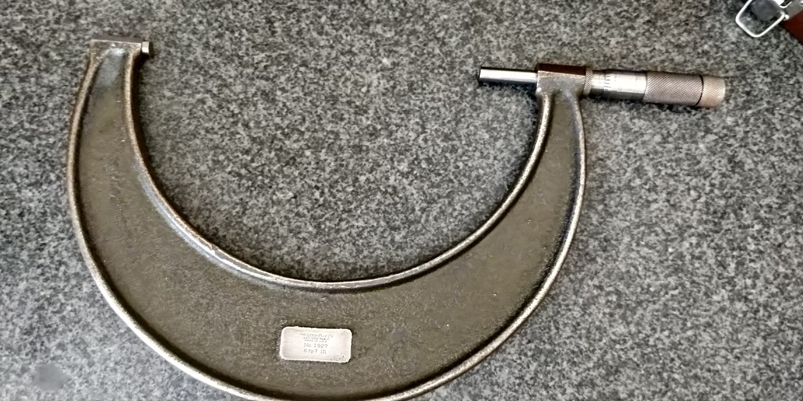 Lufkin 6-7" Micrometer No 1927 REFURBISHED