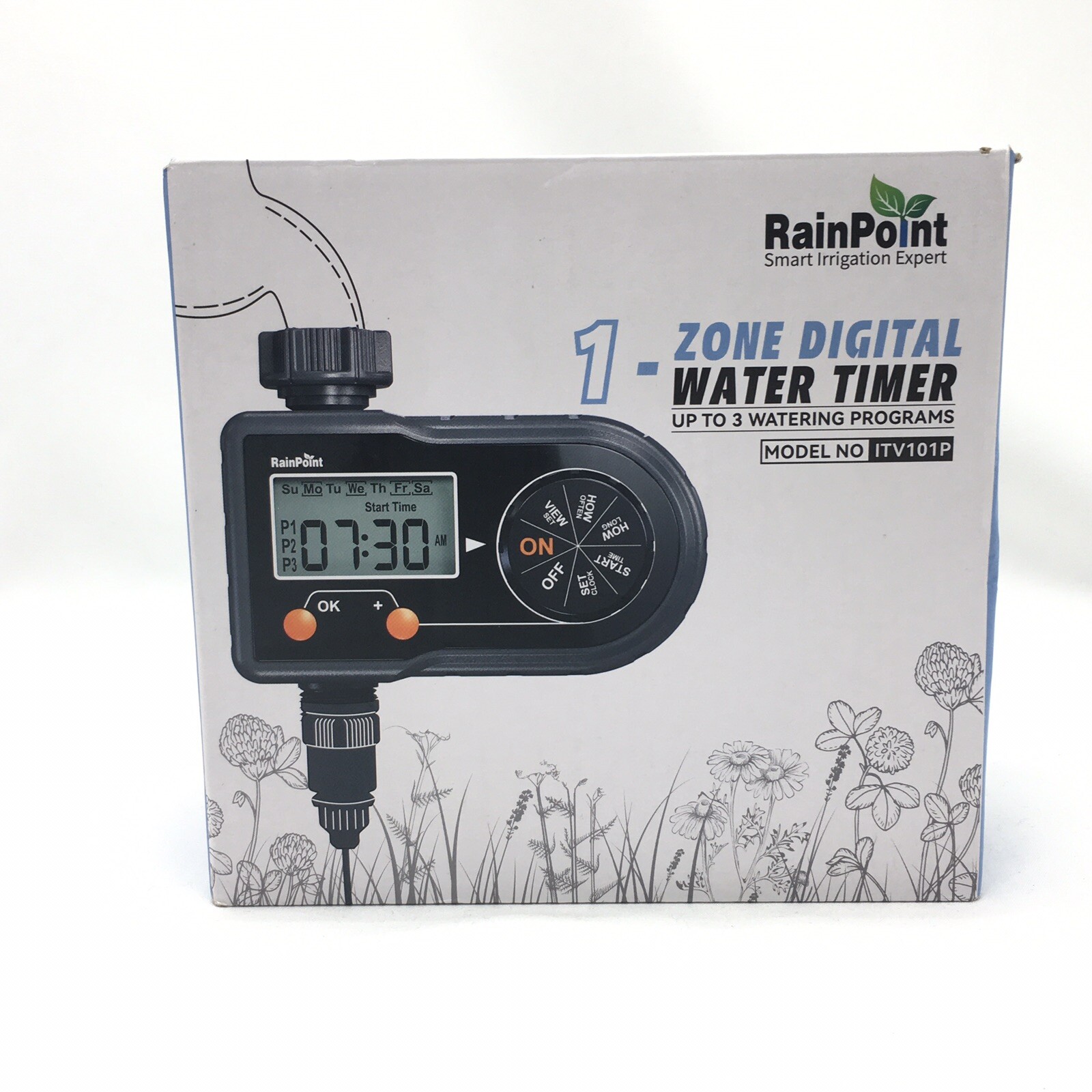 Sprinkler Timer, Programmable Hose Timer with 3 Separate Watering Plans, Mechani