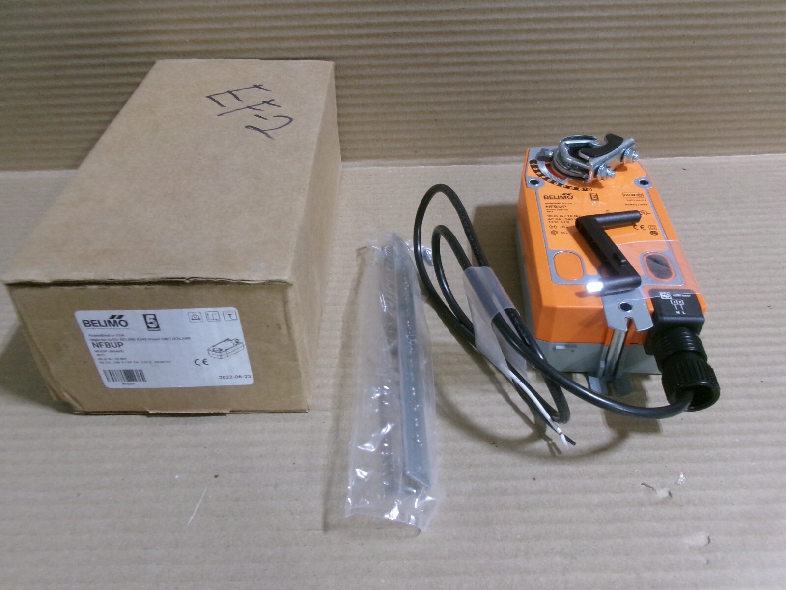 New Belimo NFBUP Damper Actuator 50/60Hz 24/240Volt AC 24/125Volt DC