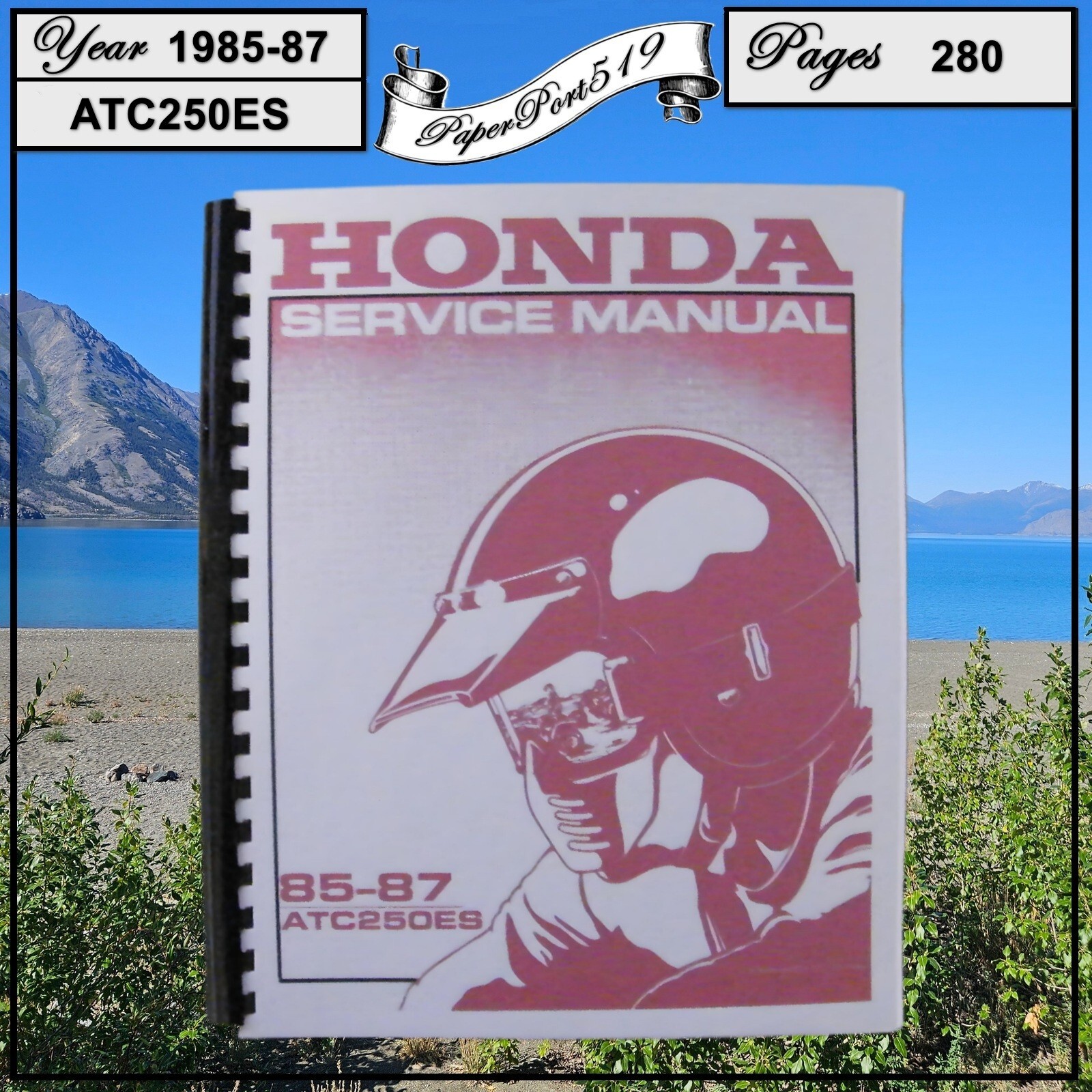 Honda Shop Manual 19885-87 ATC 250ES