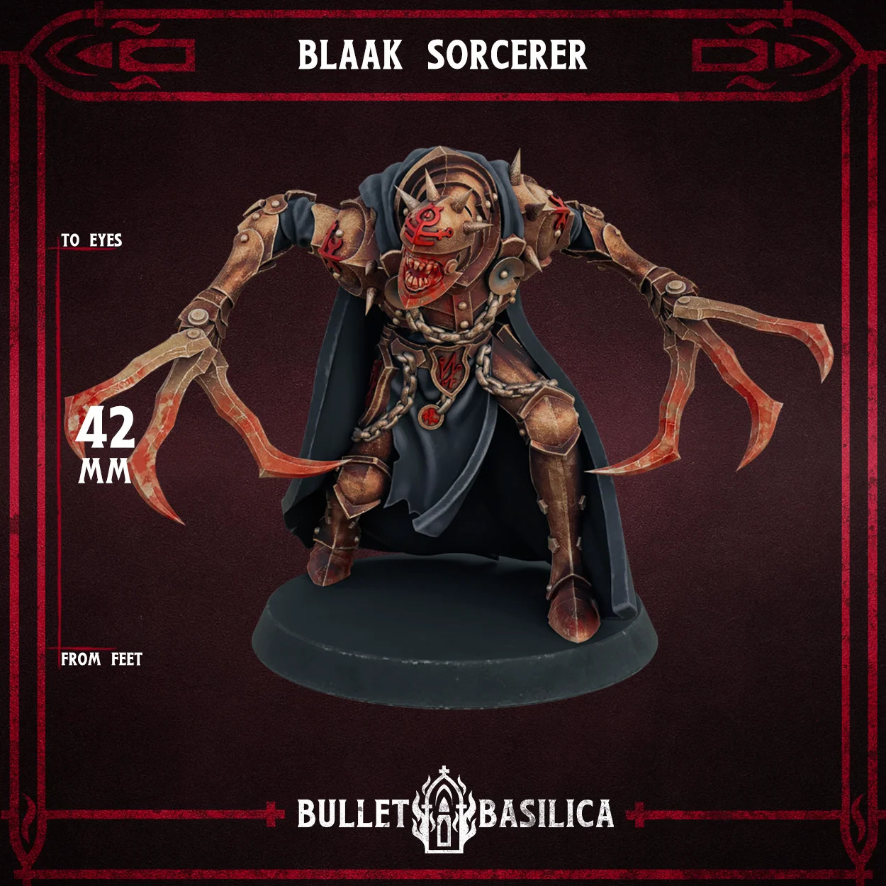 Blaak Sorcerer - Resin Tabletop Miniature