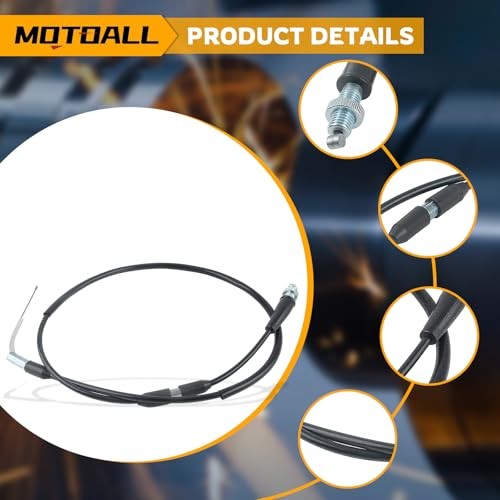 Throttle Cable Line 4KB-26311-00-00 Replacement Fit for Yamaha Bear Tracker