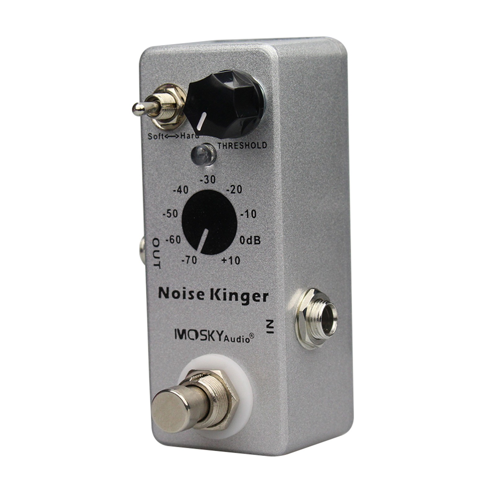 Guitar Noise Gate Pedal 2 Modes Hard/Soft for Bass Electric Guitar Effect Pedal